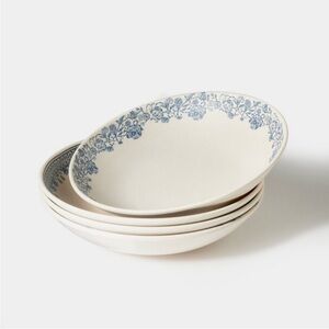 STUDIO MCGEE NWT 4pc melamine mixed pattern pasta bowls -38oz